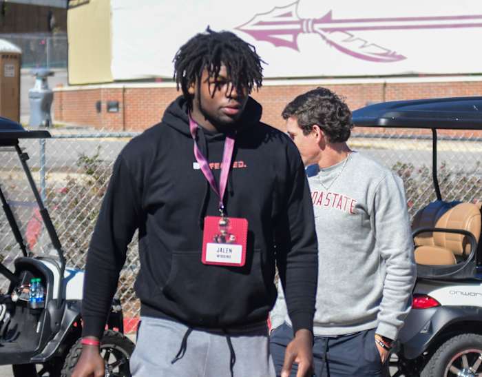 Florida State football hosted several 2025 and recruits on campus for the first Junior Day of 2024 on Jan. 20, 2024 in Tallahassee, Fla.